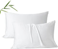 4 Pack Cooling Pillow Cases, Viscose Derived from Bamboo Pillow Protectors by ShunjieHome