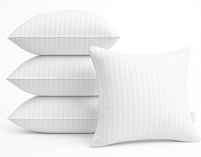 Oubonun 20 x 20 Throw Pillow Inserts, Firm and Fluffy Decorative Square Pillows by Oubonun