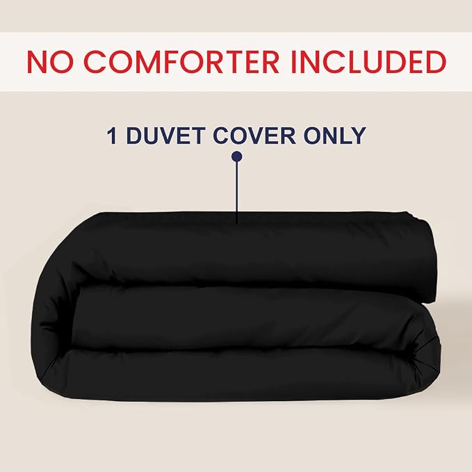 Kotton Culture 1 Pc Duvet Cover King Size-100% Egyptian Cotton 600 Thread Count - Image 2
