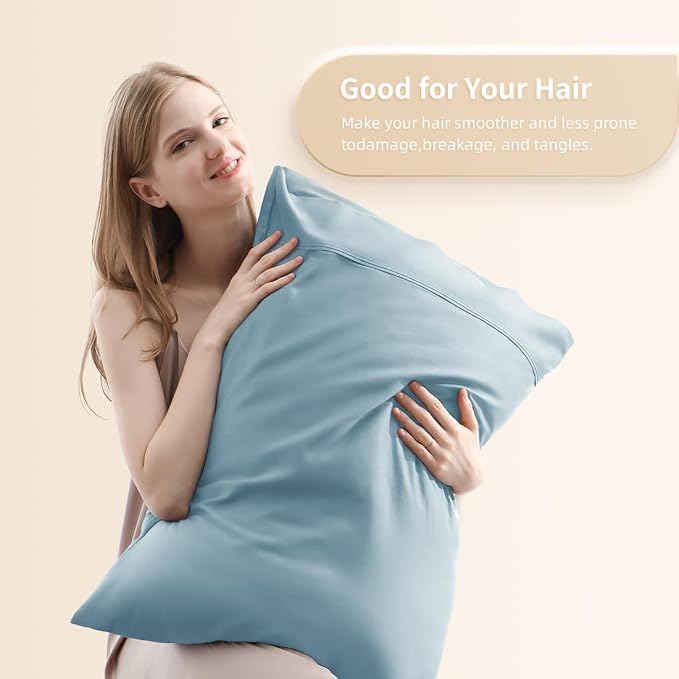 Queen Pillowcases, Cooling Viscose from Bamboo Pillow Covers - Image 2