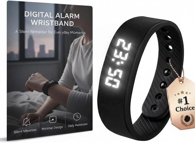 Effective Alarm Clocks for Deep Sleepers Extremely Vibrating Watch Deaf People by Unknown