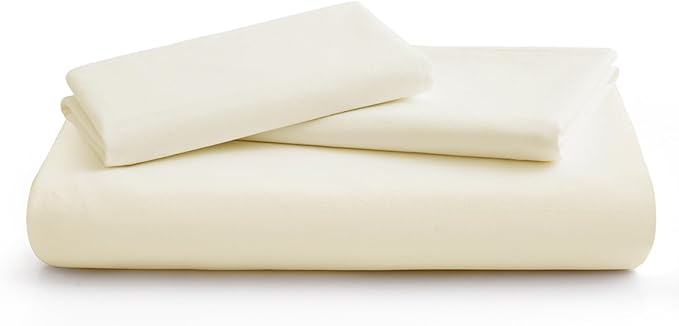 Cream White Cotton Duvet Cover King Size, Linen-Like Natural Bedding Set - Image 7