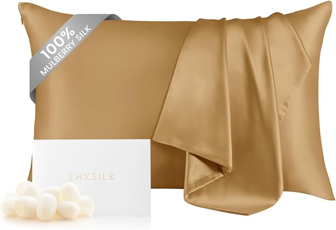 THXSILK 100% Mulberry Silk Pillowcase by THXSILK