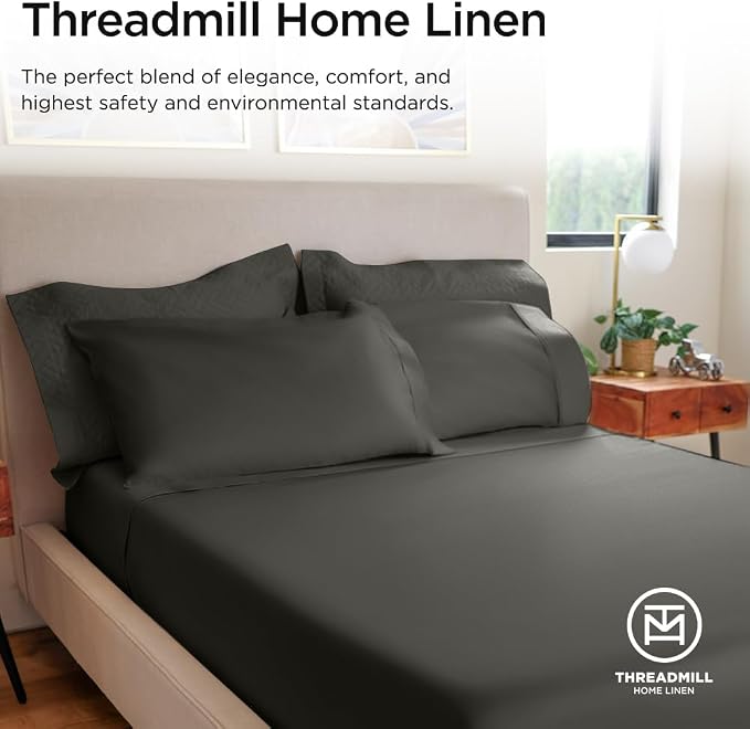 Threadmill Luxury 800 Thread Count King 100% Cotton Sheets - Image 8