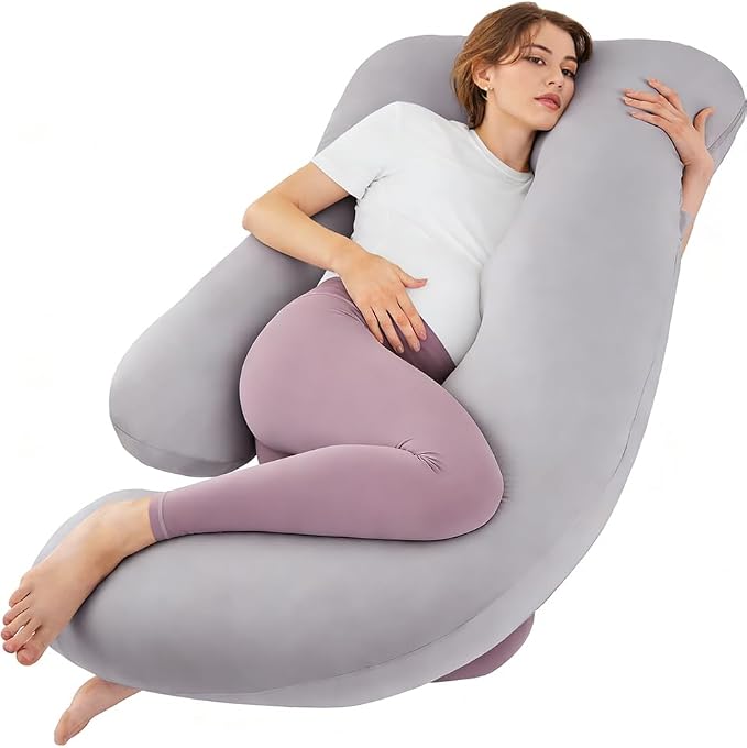 ZZZhen Pregnancy Pillow for Sleeping, G Shaped Maternity Pillow by ZZZhen
