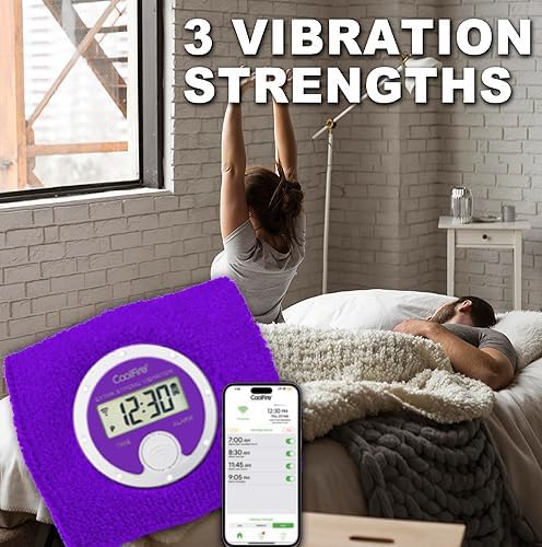 Coolfire Vibrating Alarm Clock Wristband, Silent Wake-Up Watch - Image 6