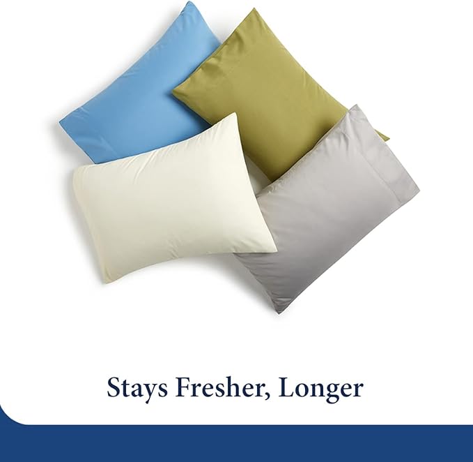 Cosy House Collection Premium Rayon Derived from Bamboo Pillowcase Set of 2 - Image 4