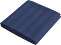 Flat Sheet Only Queen Size, 400 TC 100% Egyptian Cotton Flat Sheet Striped by ShunjieHome