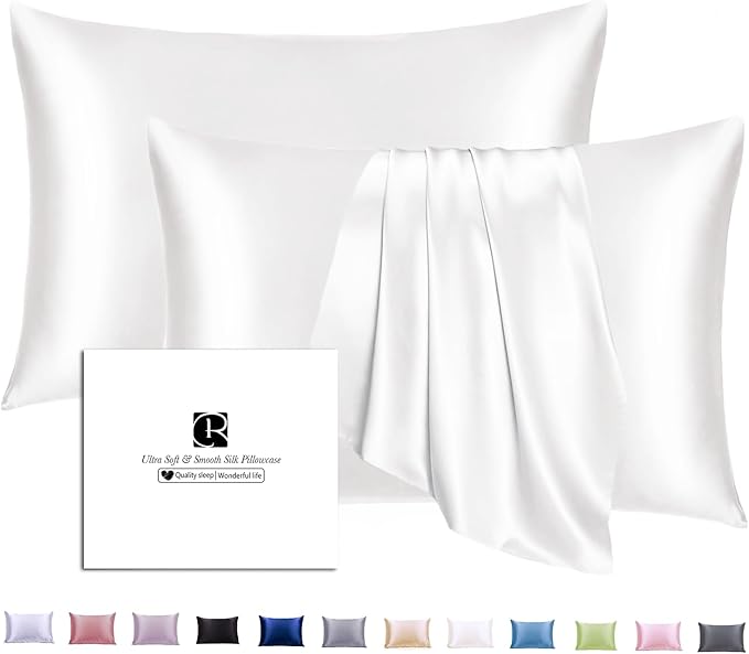 Ravmix Silk Pillow Cases 2 Pack by Ravmix