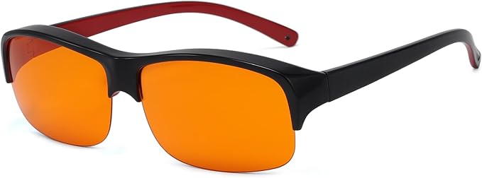 Eyekepper 100% Anti-Blue Light Blocking Fitover Glasses Wear Over Computer by Eyekepper