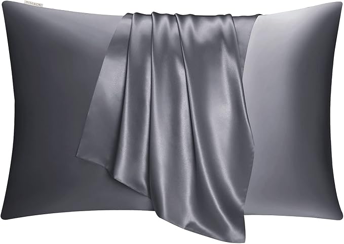 DISANGNI Silk Set: 22 Momme 100% Natural Mulberry Silk Pillow Case & Eye Mask - Image 8