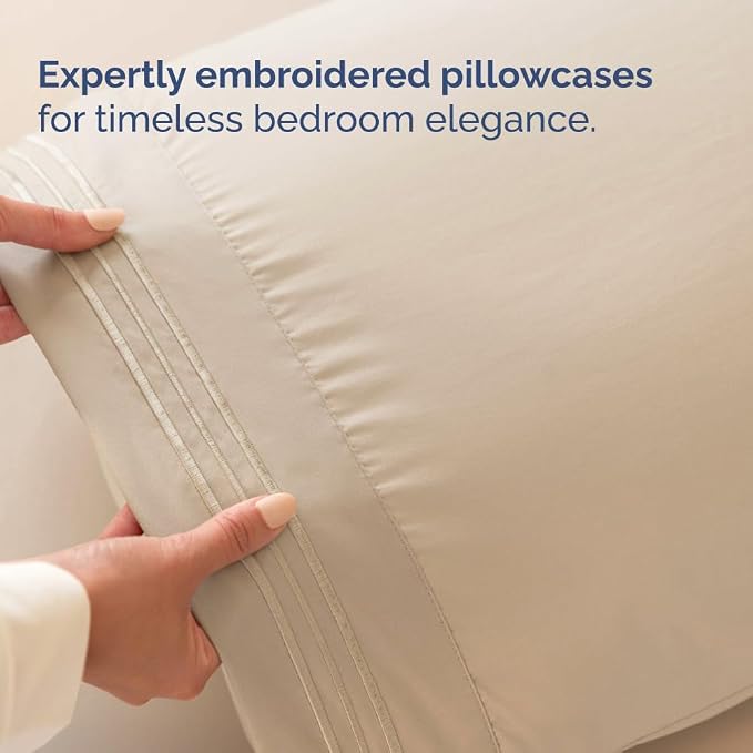 Flex Top Split Head King 4 Piece Sheet Set - Image 7