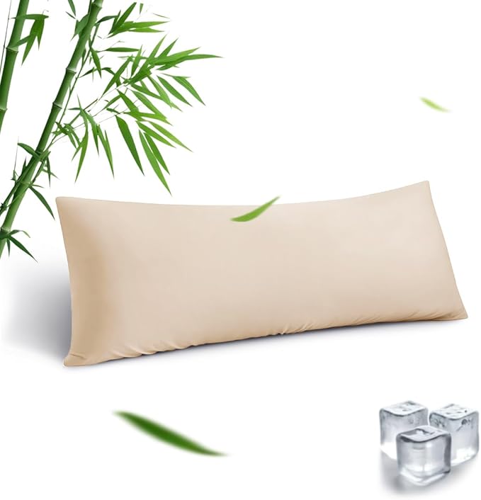 Body Pillowcase, Cooling Viscose from Bamboo Pillow Cover by ParkdenyMattressProtector