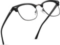 Blue Light Blocking Glasses Vintage Half Frame UV Clear Lens Anti Eyestrain by AOMASTE