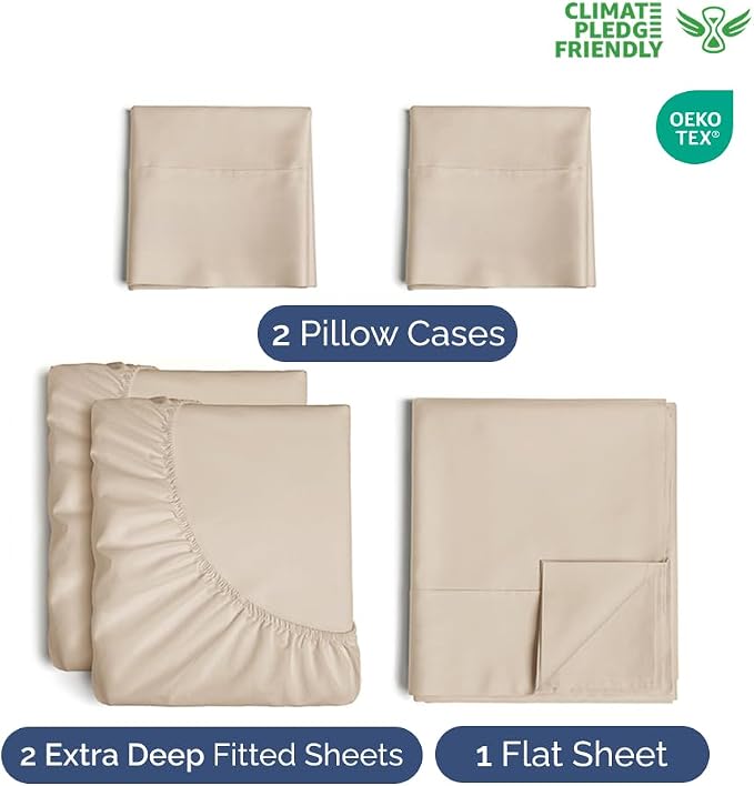 Extra Deep Split King Sheet Set - Image 2