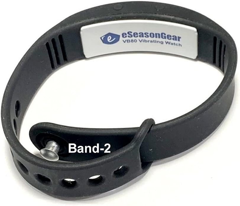 VB80 12 Alarm Vibrating Watch, Silent Vibration Shake Wake ADHD Medication by Unknown
