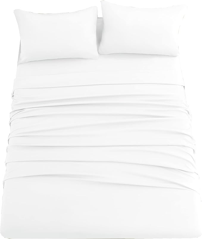 Sfoothome Twin XL Fitted Sheet Only, Brushed Microfiber, Extra Soft and - Image 2