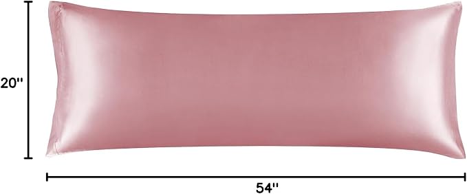 BEDELITE Satin Body Pillow Cover, Super Soft and Cooling Body Pillow Pillowcase - Image 7