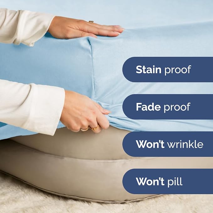 Extra Deep King 400 Thread Count Cotton Fitted Sheet - Image 4