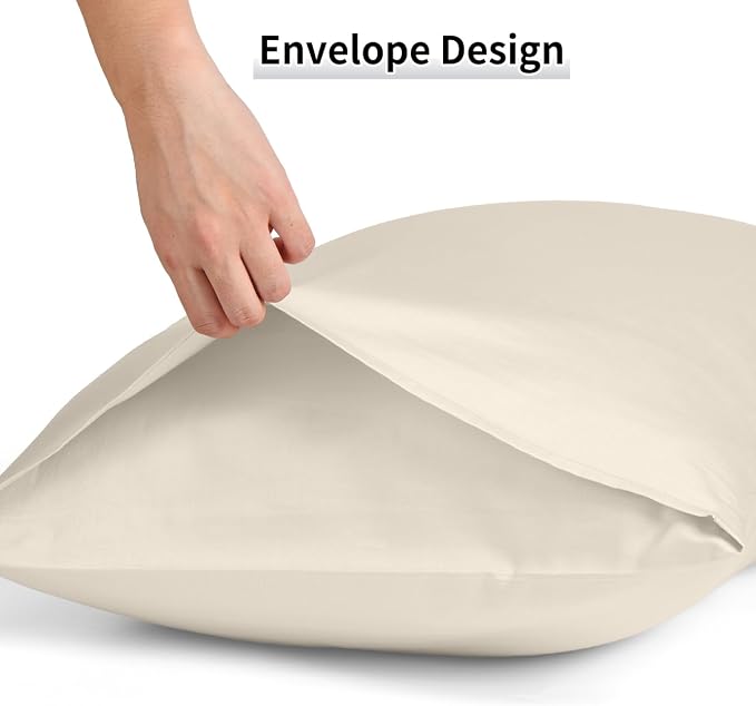 Warmstar Cotton Body Pillow Cover 1 Pack, 600 Thread Count Body Pillow case - Image 3