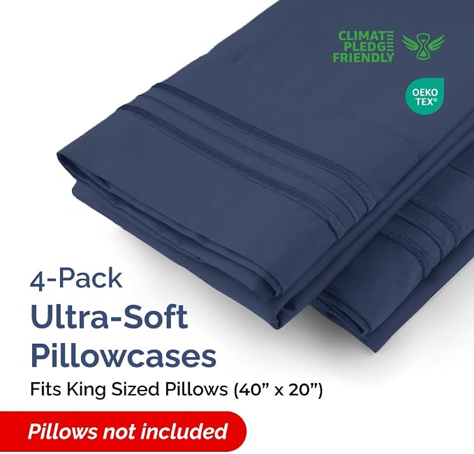 King Pillow Cases Set of 4 - Image 2