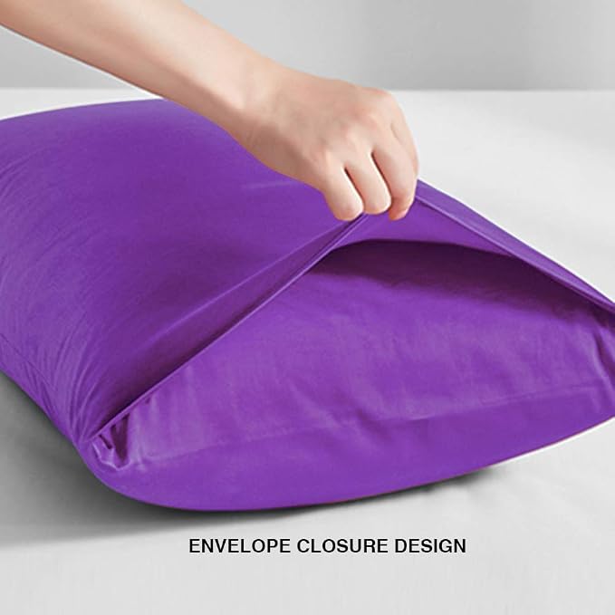 FLXXIE Pillow Cases Queen, Soft Microfiber Pillow Covers - Image 3