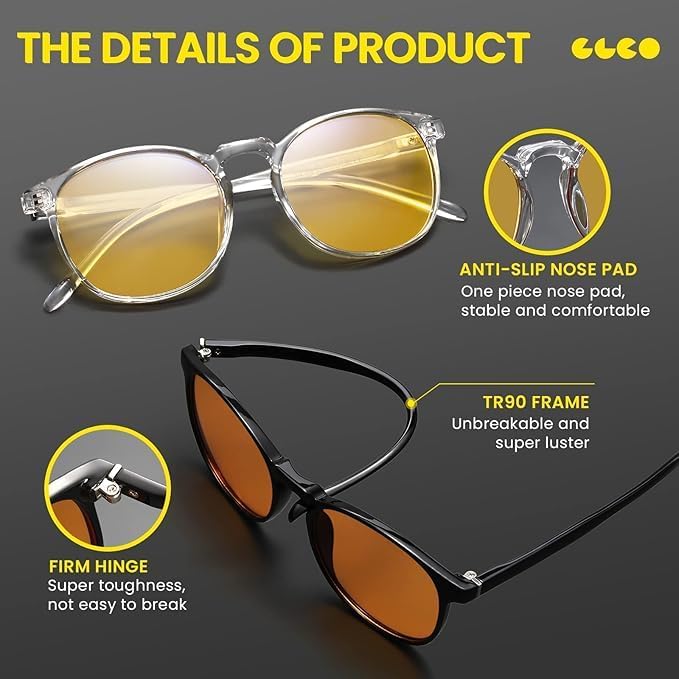 IBOANN Chic & Comfy Blue Light Glasses - Image 6