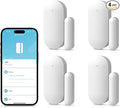 Door Alarm Window Sensors, Door Open Alarm Long Battery Life Wireless by CloureeDirect