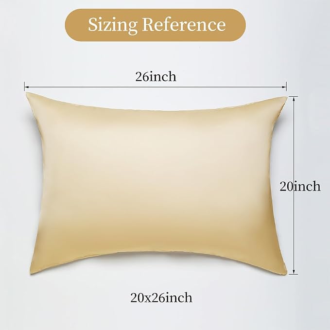 Mulberry Silk Pillowcase for Hair and Skin Standard Size 20"X 26" - Image 2