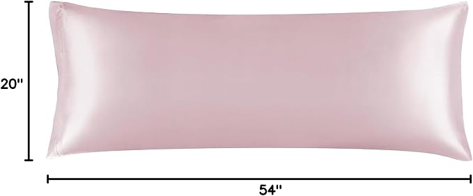 BEDELITE Satin Body Pillow Cover, Super Soft and Cooling Body Pillow Pillowcase - Image 7