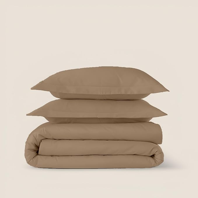 Kotton Culture 3 Pc Duvet Cover Queen Size/Full Size Set-100% Egyptian Cotton - Image 2