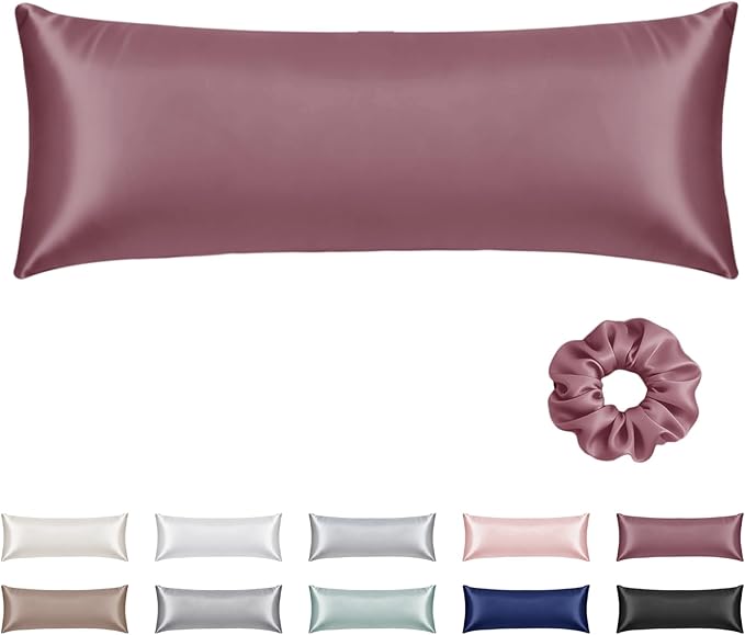 Satin Body Pillow Pillowcase 1pc, Silky Body Pillow Cover Similar to Silk by Vielit