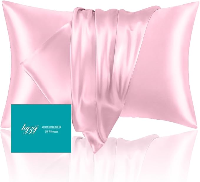 Mulberry Silk Pillowcase for Hair and Skin Standard Size 20"X 26" by Unknown