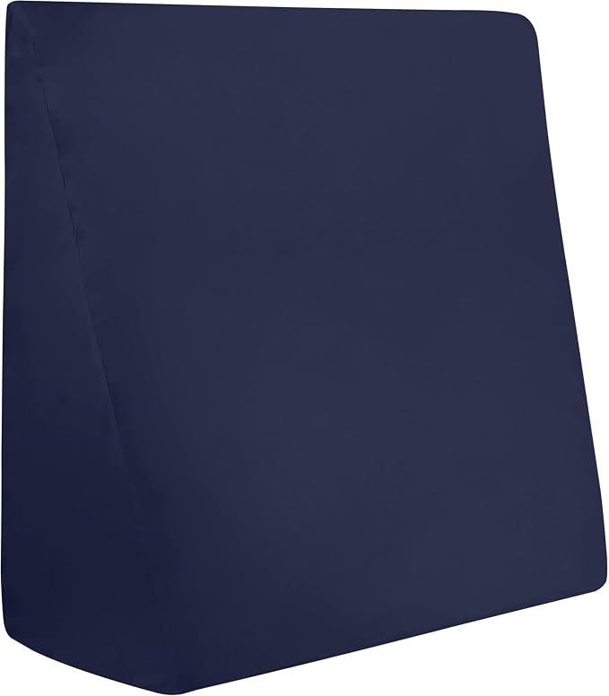 CirclesHome Wedge Pillow Cover 100% Cotton, Zippered Wedge Pillow Case Protector - Image 6