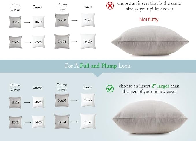puredown® Feather Down Filled 14x22 Pillow Inserts, Lumbar Pillow Inserts - Image 5