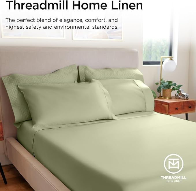 Threadmill Luxury 800 Thread Count Queen 100% Cotton Sheets - Image 8