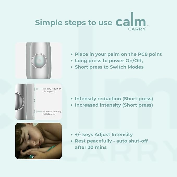 Glowco CalmCarry Sleep Aid Device – Handheld Microcurrent Relaxation Tool - Image 6