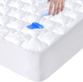 Full Size Mattress Protector Pad Waterproof Quilted, Breathable & Cooling Full by SpringspiritBedding