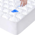 Full XL Mattress Protector Pad Waterproof Quilted, Breathable & Cooling Full XL by SpringspiritBedding
