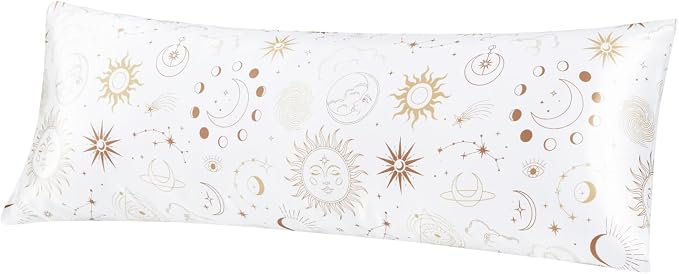 EXQ Home Satin Body Pillow Pillowcase Super Soft Silk Pillowcase, Body Pillow - Image 6