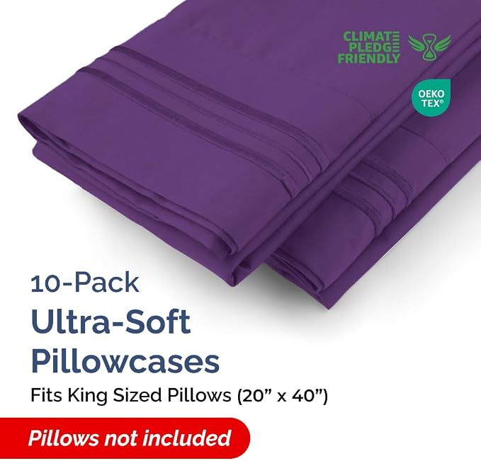 King Pillow Cases Set of 10 - Image 2