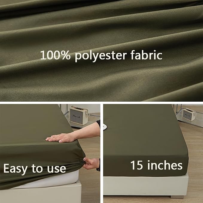Bedding TwinXL Size Fitted Sheet Only - Image 3