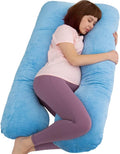 MOON PINE Pregnancy Pillow, U Shaped Full Body Pillow by MOONPINE