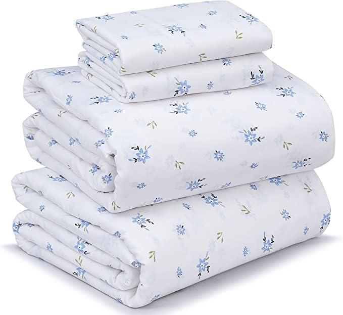 RUVANTI 100% Cotton Sheets – California King Percale Bedding, Cooling & by Ruvanti