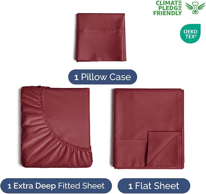 Extra Deep Twin Sheet Set - Image 2
