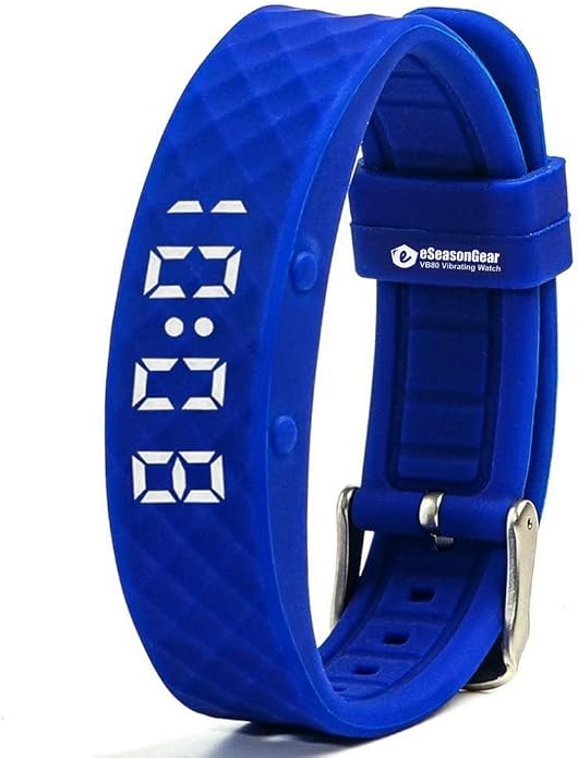VB80 12 Alarm Vibrating Watch, Silent Vibration Shake Wake ADHD Medication by Unknown
