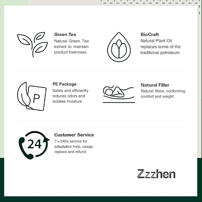 ZZZhen Pregnancy Pillow for Sleeping, G Shaped Maternity Pillow - Image 7