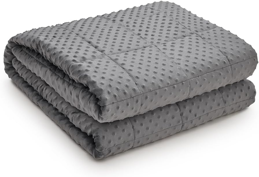 TONGDADA Minky Weighted Blanket | 40''x60'', 10lbs | Cozy and Soft Minky - Image 3