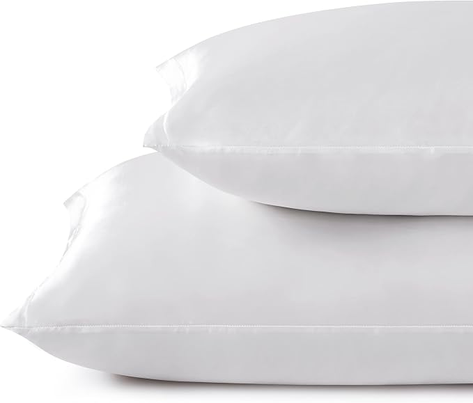 Satin Pillowcases with Zipper （20x30）, Queen Size Pillowcases Set of 2 - Image 3