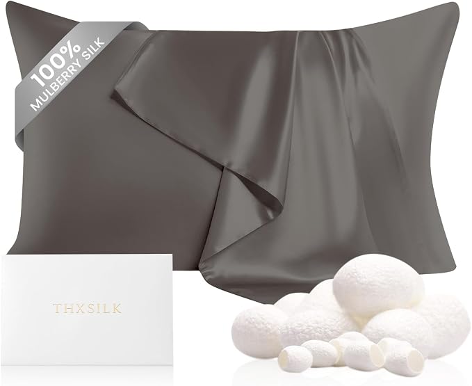 THXSILK 100% Mulberry Silk Pillowcase by THXSILK